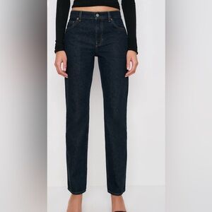 Reformation Greer Mid Rise Straight Jeans NWT